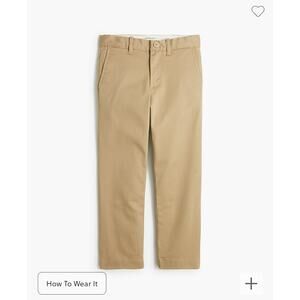 NWT J Crew Crew Cuts Boys' slim pant in flex chino Size 10 Retail $49.50